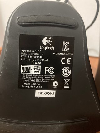 Altavoces Logitech Z130 Estéreo Negro