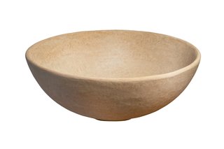 Lavabo artesanal sobre encimera