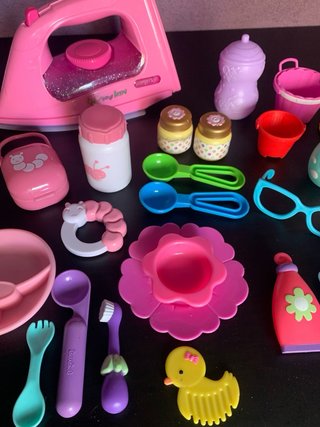 Set de comidas de juguete para muñecos todo 12€