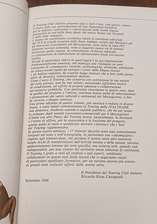 Itinerari turistico-culturali Mezzogiorno Italia