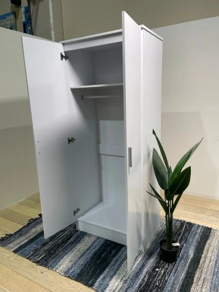 Armario blanco 2 puertas