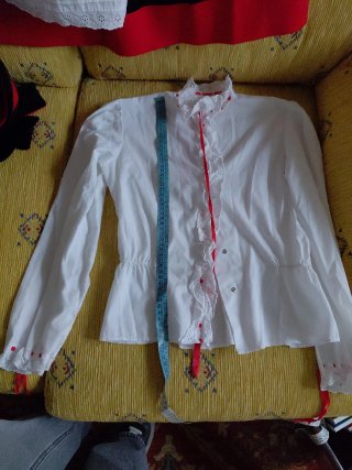 Traje Gallega Niña Talla 10 años 5 piezas ,
