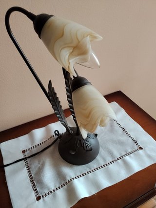 Lámpara de techo tulipas alabastro