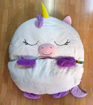 Dormi loco almohada y saco de dormir unicornio