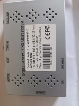 Interfaz de cámara para coche  BMW