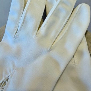 Guanti Vintage Pizzo Anni '60 bianchi epoca nuovi