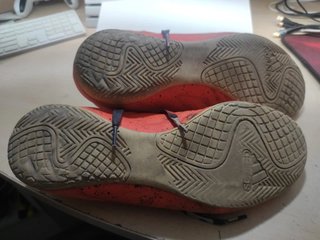 Zapatillas Fútbol Sala Naranja y Negro
