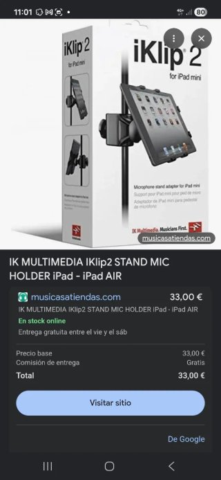 Supporto iPad Mini iKlip 2