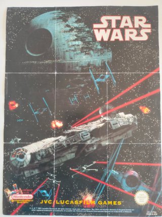 Póster Star Wars Nintendo NES 1991