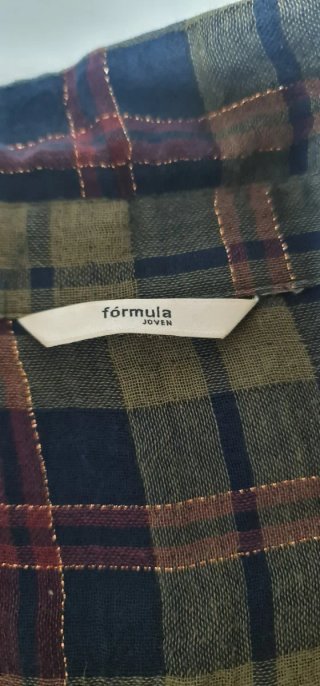Camisa cuadros Formula Joven