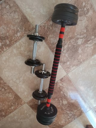 Barra de pesas ajustable Bodyfit