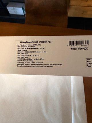 Samsung Galaxy Book4 Pro 360 16"