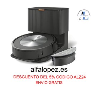 Robot Aspirador y friegasuelos 2 en 1 Roomba J5+