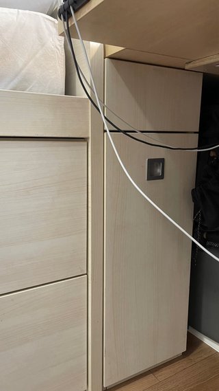 Canapé cama beige con cajones