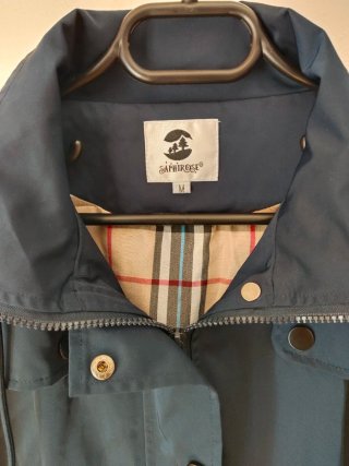 Parka impermeable Saphirose azul marino