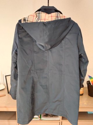Parka impermeable Saphirose azul marino