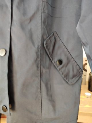 Parka impermeable Saphirose azul marino