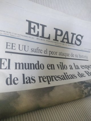 El País 12 Sept 2001 11-S Torres Gemelas