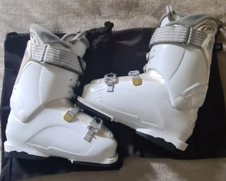 Botas de esquí TECNICA mujer talla 38-39, blancas
