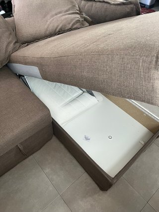 Sofá Cama Marrón 3 Plazas