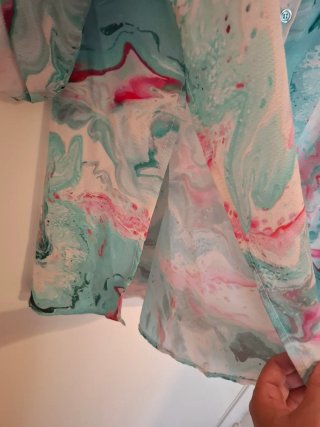 Chaqueta estampada talla única