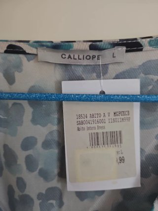 Vestito Calliope fantasia maculata taglia L