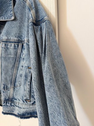 Cazadora Vaquera Oversize Mango