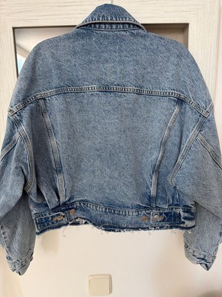 Cazadora Vaquera Oversize Mango