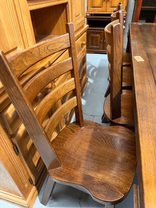 Comedor rústico madera 8 sillas