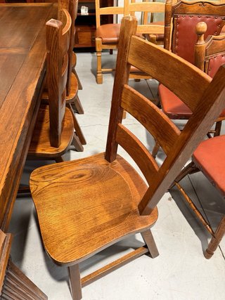 Comedor rústico madera 8 sillas
