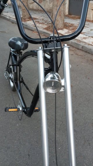 Bicicleta Custom Chopper Negra