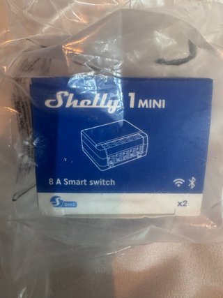 Shelly 1 Mini Gen 3 Smart Switch (dos unidades)