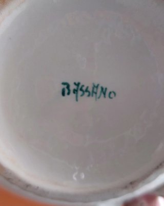 Ciotola ceramica di Bassano fiori artigianali