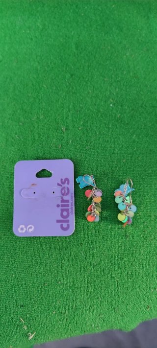 Pendientes Claire's elefantes con lentejuelas