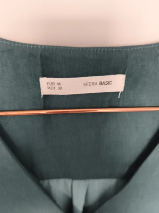 Blusa Sfera verde esmeralda talla M
