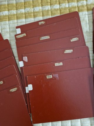 Divisori per cartoline vintage