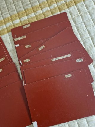 Divisori per cartoline vintage