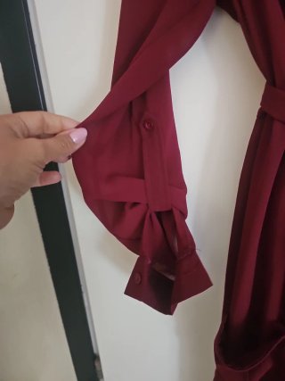 Vestito lungo trasparente S