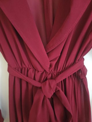 Vestito lungo trasparente S
