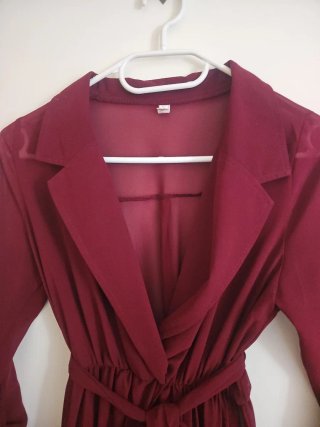 Vestito lungo trasparente S
