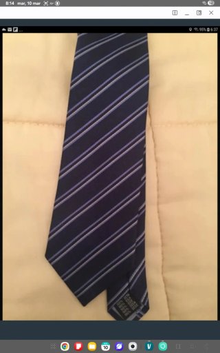 Corbata Pertegaz azul marino rayas