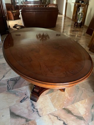 Tavolo da pranzo allungabile in legno classico