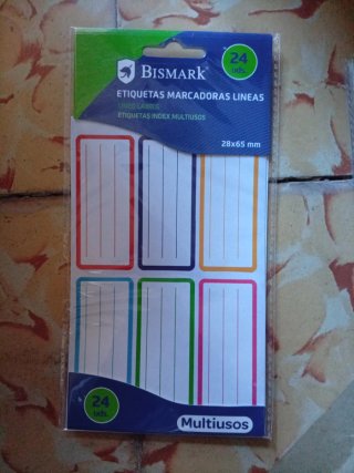 Bismark Etiquetas Marcadoras Lineas 24 uds.