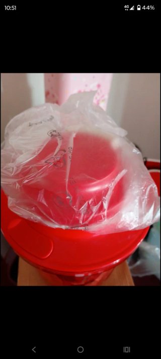 Moschettiere Tupperware Rosso Trasparente