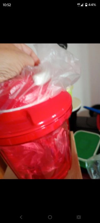 Moschettiere Tupperware Rosso Trasparente