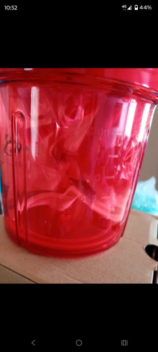 Moschettiere Tupperware Rosso Trasparente