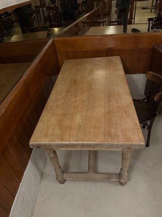 Mesa antigua madera maciza estilo rústico