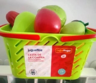 Juguete cesta de frutas