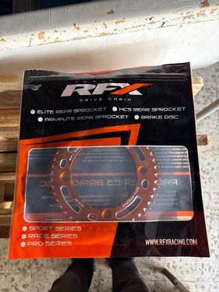 Plato RFX KTM 85 SX 46 dientes Naranja