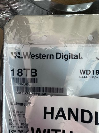 Disco Duro Western Digital 18TB HXLG0U
